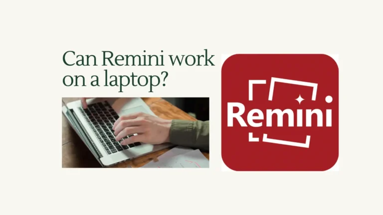 Can Remini work on a laptop (3)